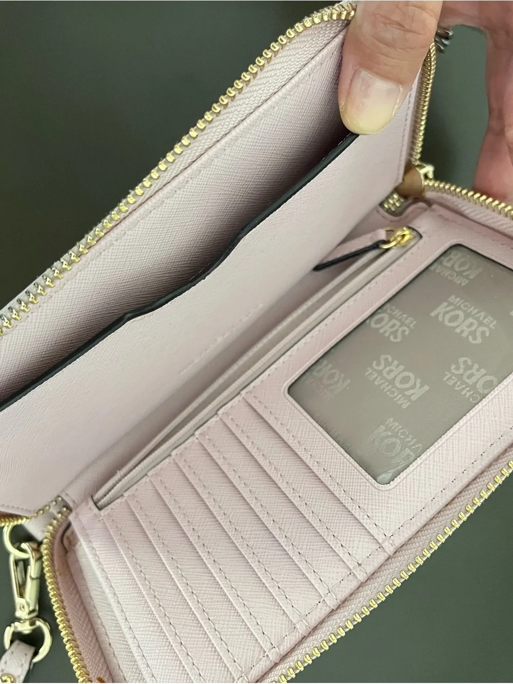 Michael Kors Pink Wristlet Phone Wallet